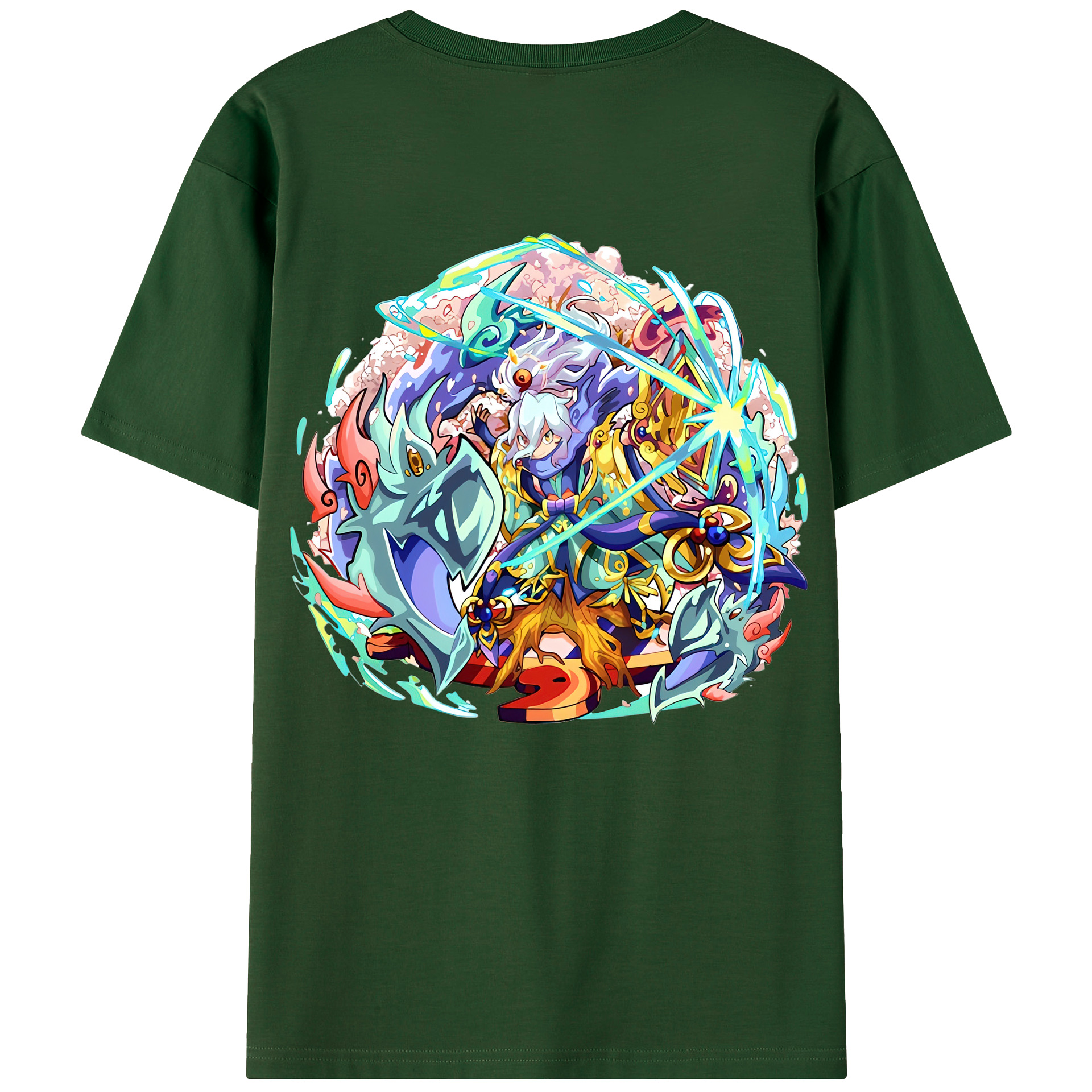 （画像用） 妖怪ウォッチ Yo-kai Watch 綿100％半袖Tシャツ（背面プリント）